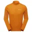 Montane Mens Dart Zip Neck T-Shirt - Amber