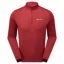 Montane Mens Dart Zip Neck T-Shirt - Dark Maple
