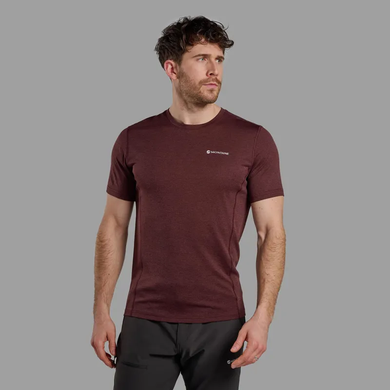 Montane Mens Dart T-Shirt - Dark Garnet-1