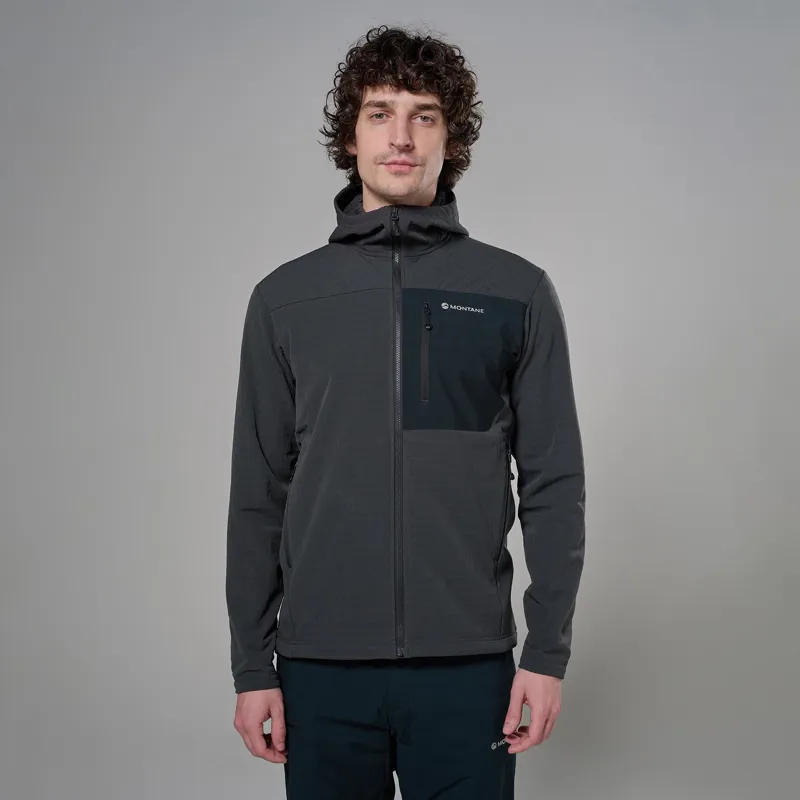 Montane Mens Dura Hoodie - Midnight Grey-1