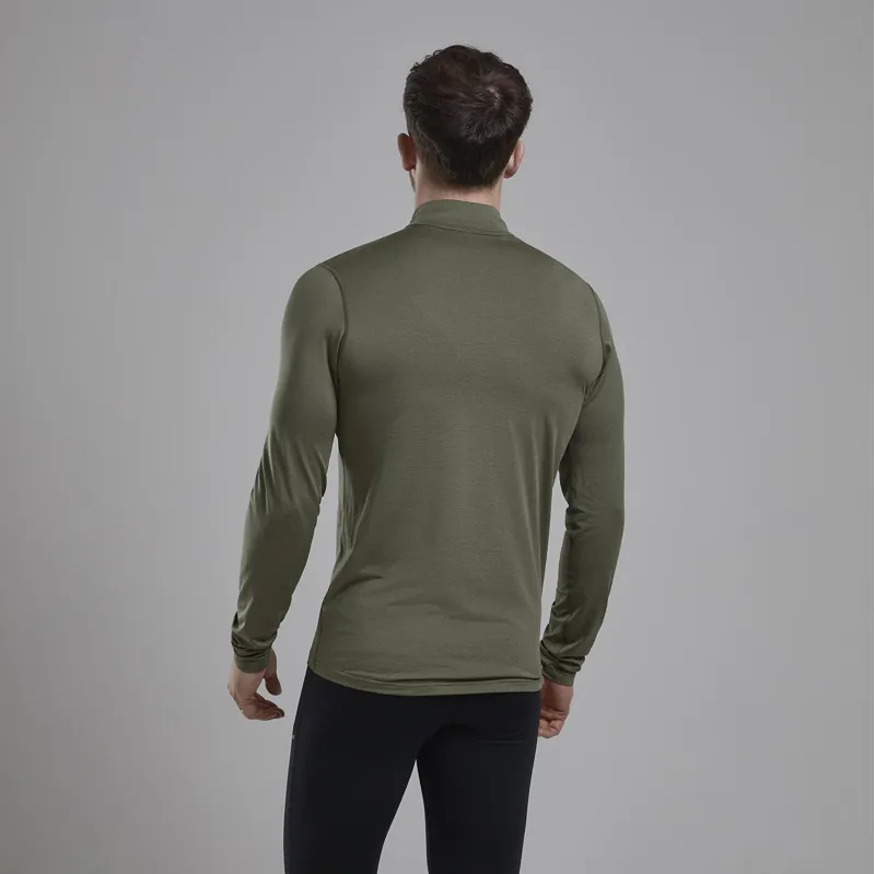 Montane Mens Dart XT Zip Neck T-Shirt - Caper-2