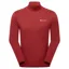 Montane Mens Dart XT Zip Neck T-Shirt - Dark Maple