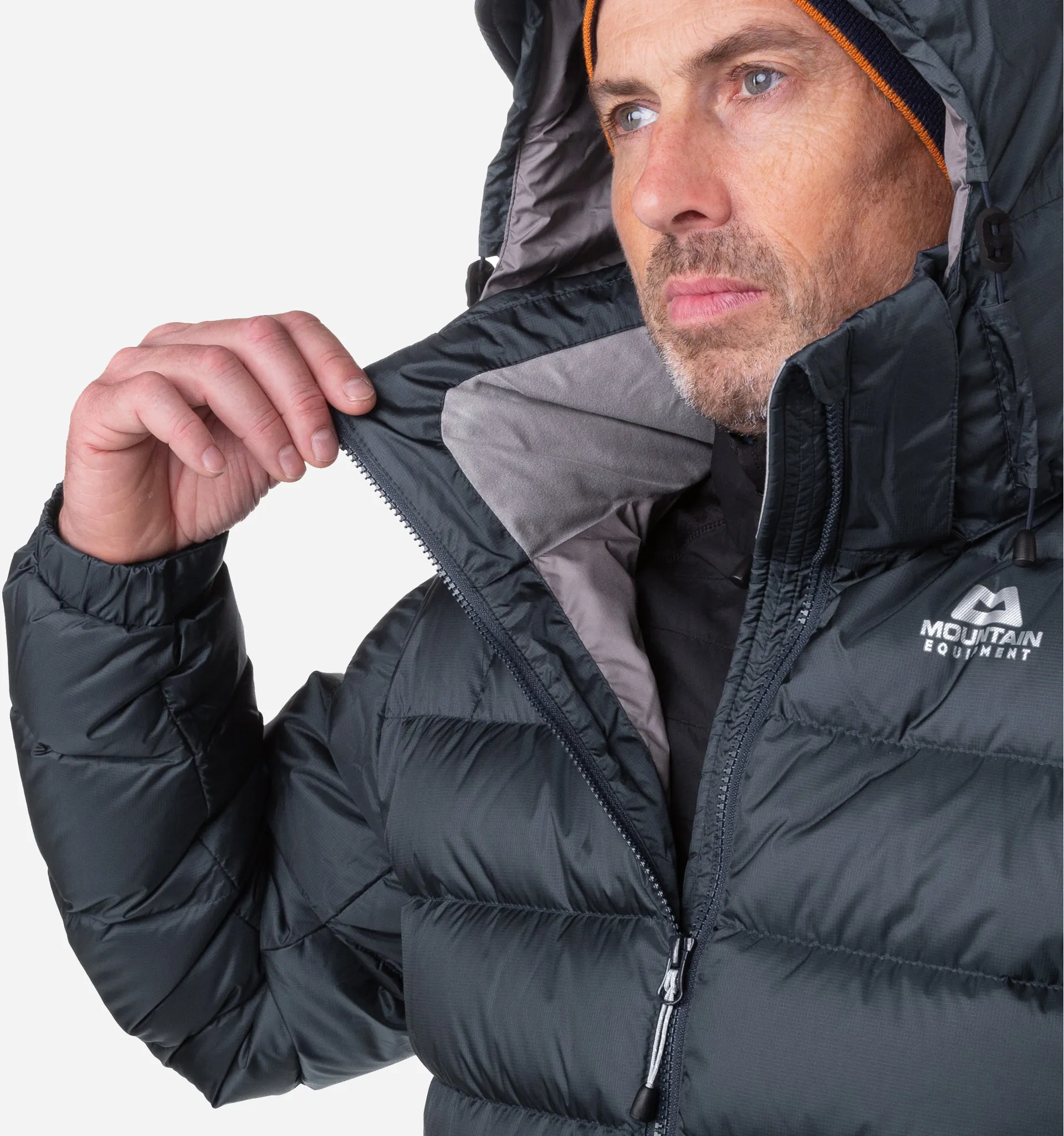 Lightline Down Jacket Mountain Equipment Grey Coat Mountain Equipment Men's  Lightline Down Jacket Size Small Black