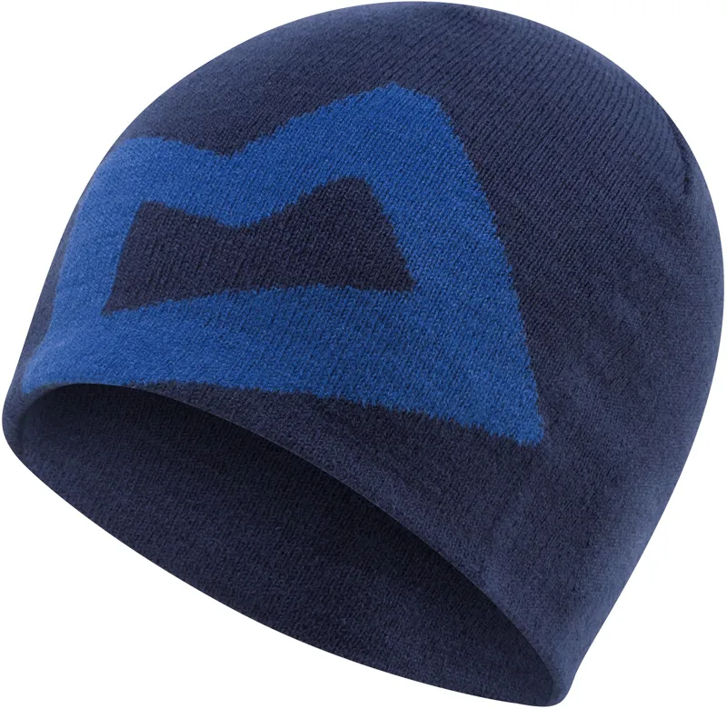 Mountain Equipment Branded Knitted Beanie - Medieval-Lapis Blue