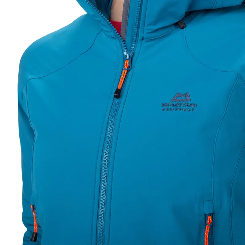 Mountain Equipment Womens Frontier Hooded Jacket - Alto Blue-4