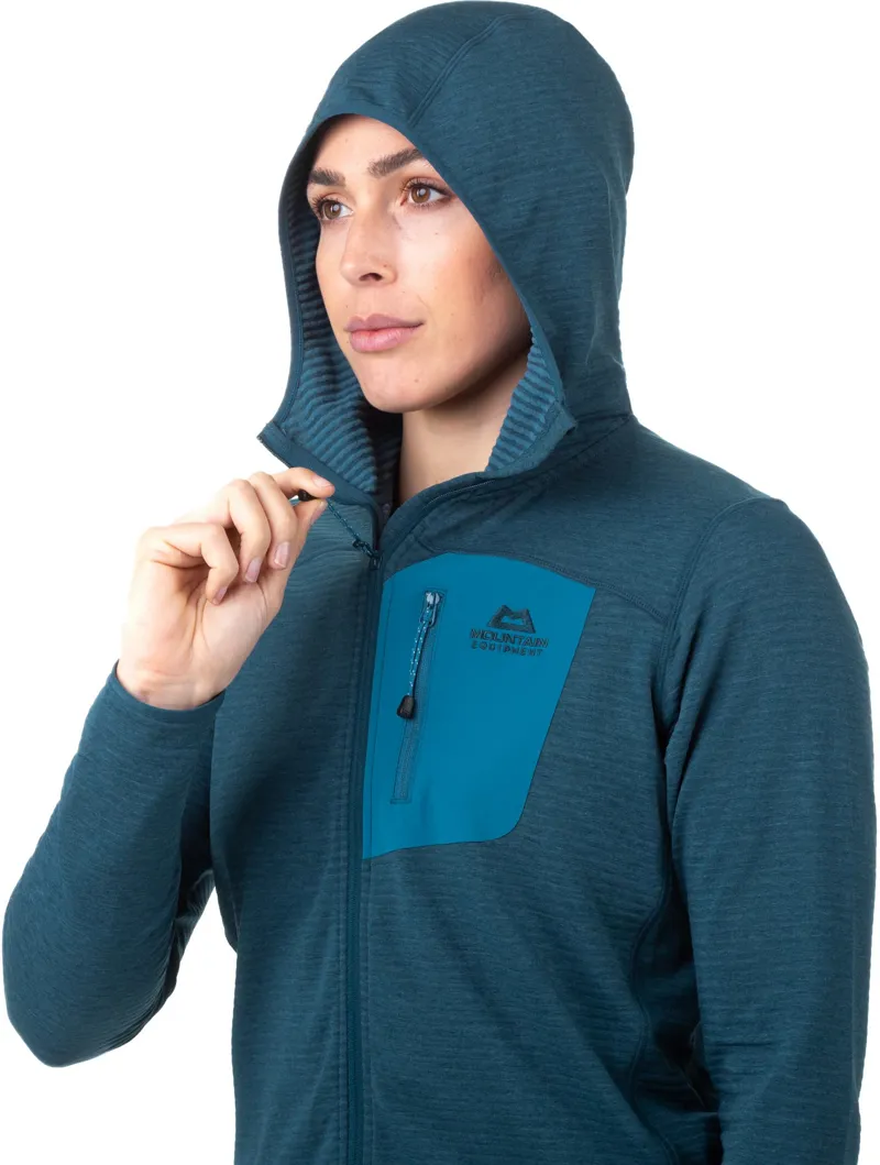Mountain Equipment Womens Lumiko Hooded Jacket - Medieval Blue-4