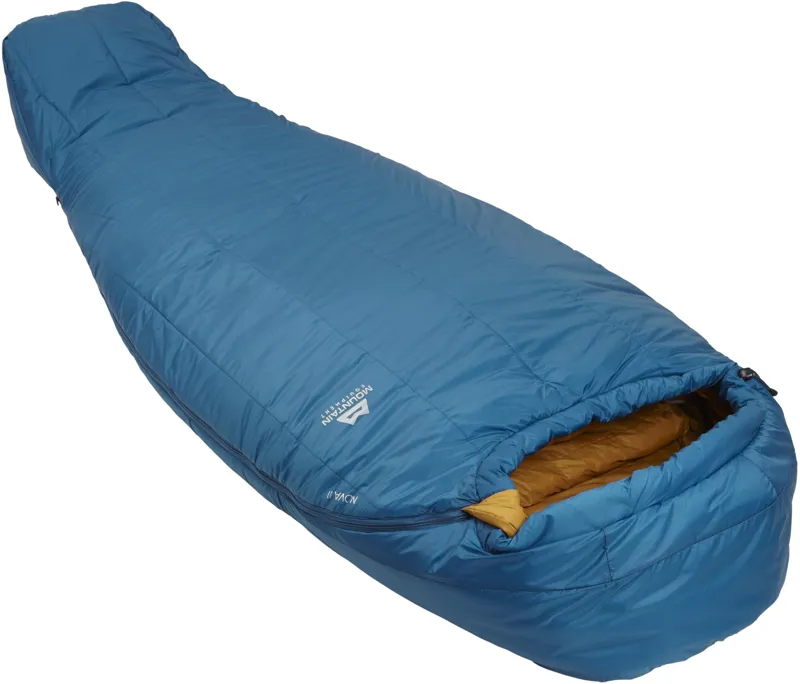 Mountain Equipment Womens Nova III Sleeping Bag - Ink-Pumpkin Spice-1