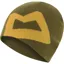 Mountain Equipment Womens Branded Knitted Beanie - Dark Olive-Butterscotch