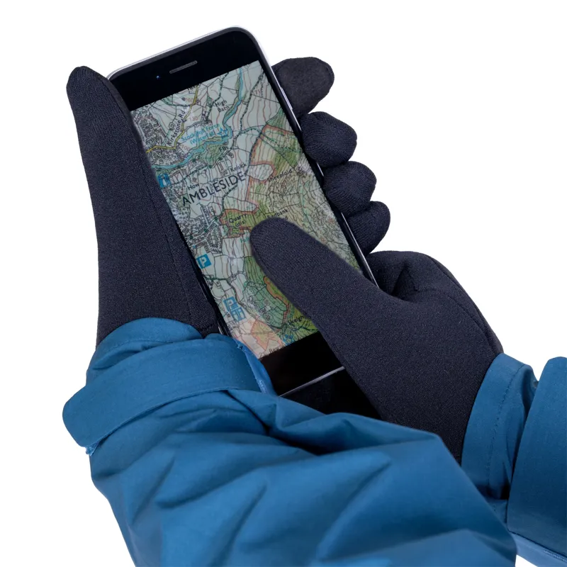 Mountain Equipment Womens Touch Screen Gloves - Black-3