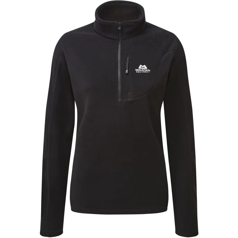 Mountain Equipment Womens Micro Zip-T Fleece - Black