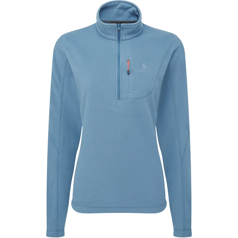Mountain Equipment Womens Micro Zip-T Fleece - Stellar Blue