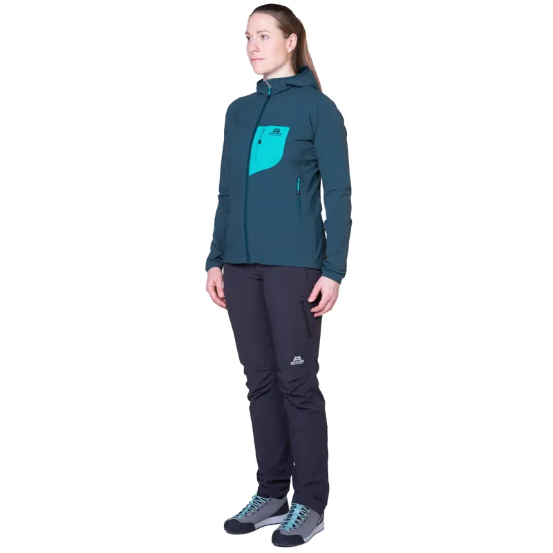 Mountain Equipment Womens Echo Hooded Jacket - Deep Teal-3