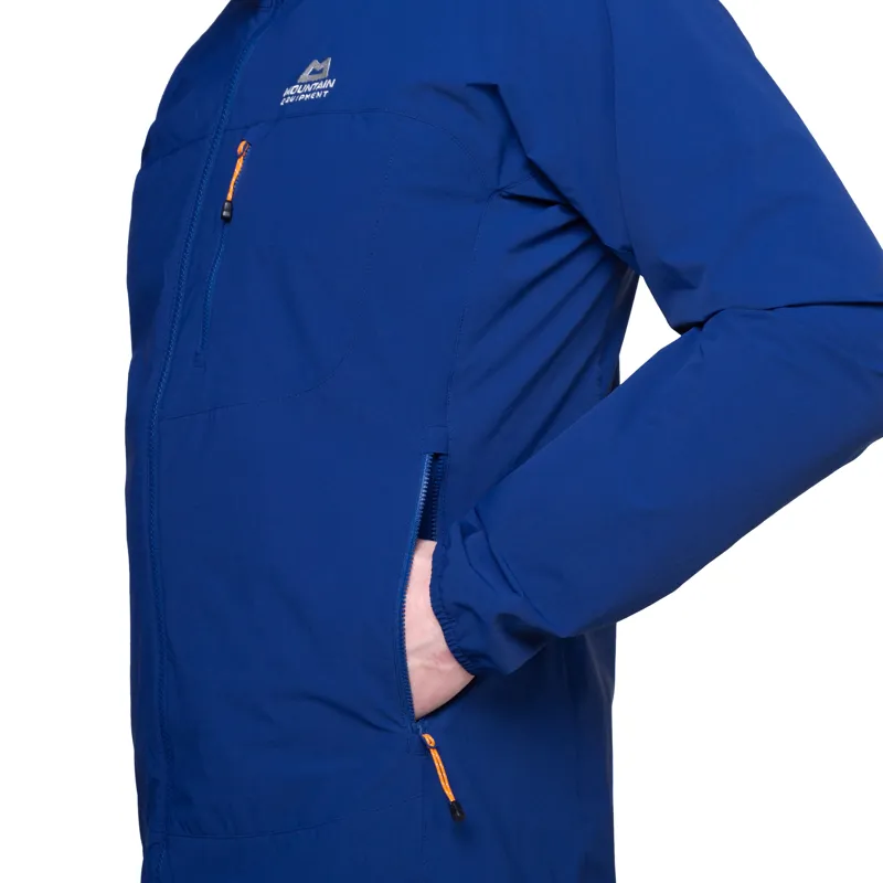 Mountain Equipment Mens Echo Hooded Jacket - Majolica Blue-7