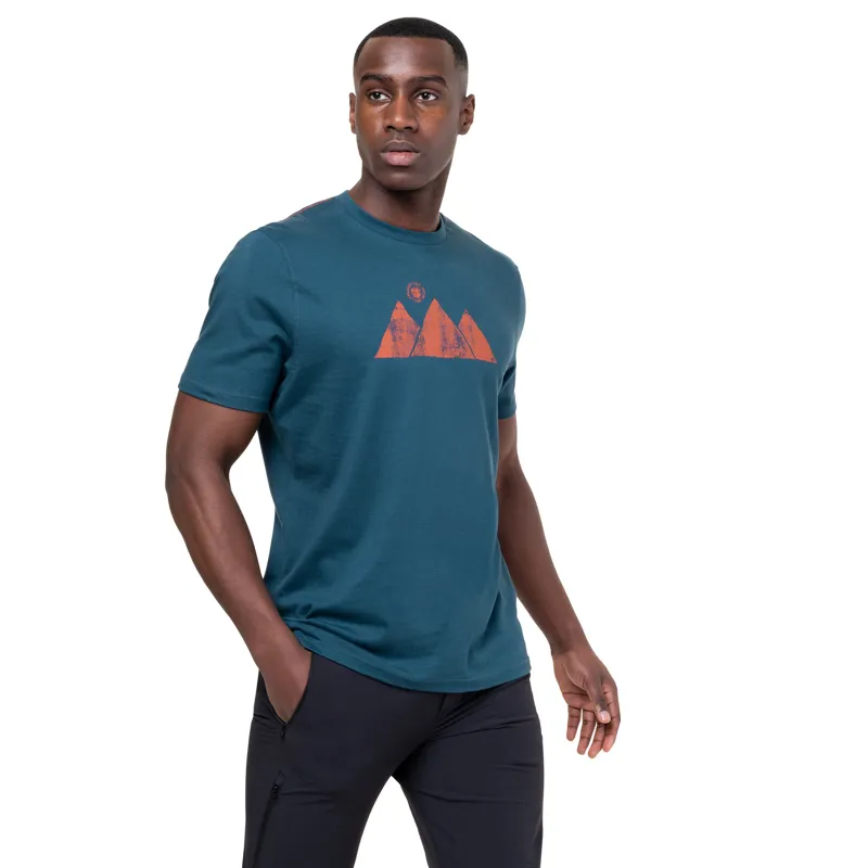 Mountain Equipment Mens Mountain Sun Tee - Majolica Blue-6
