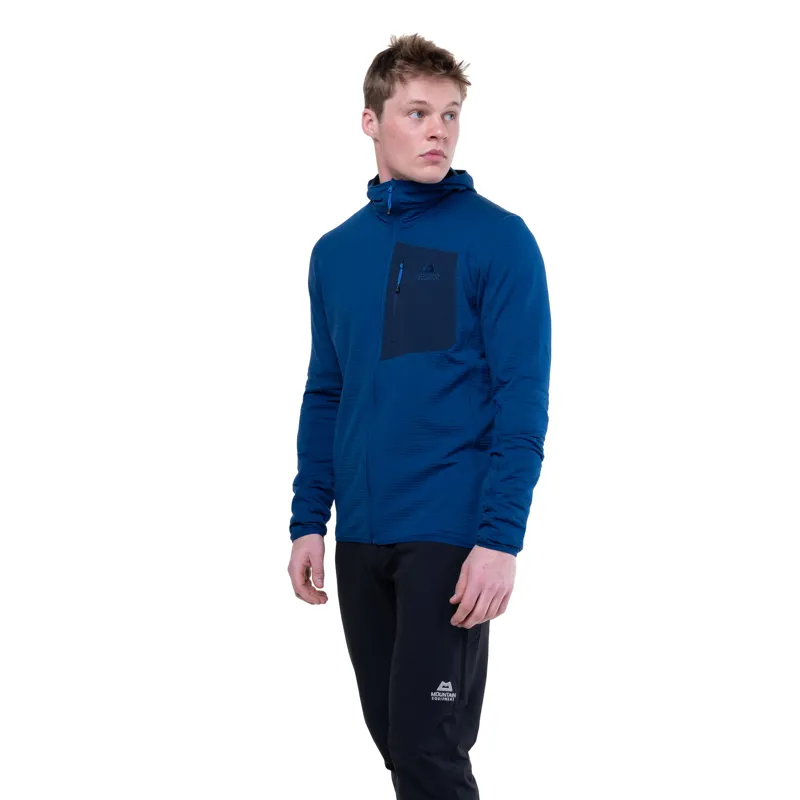 Mountain Equipment Mens Lumiko Hooded Jacket - Admiral-Cosmos-1