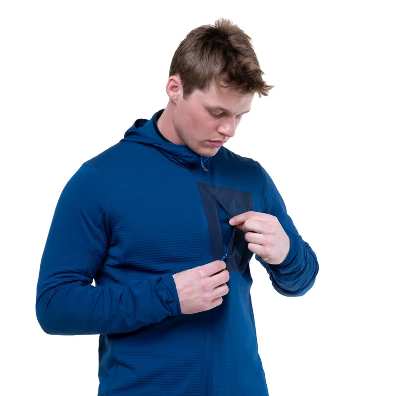 Mountain Equipment Mens Lumiko Hooded Jacket - Admiral-Cosmos-5