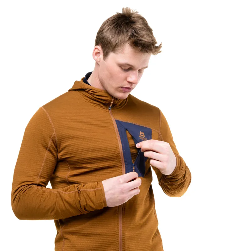 Mountain Equipment Mens Lumiko Hooded Jacket - Walnut-Cosmos-4