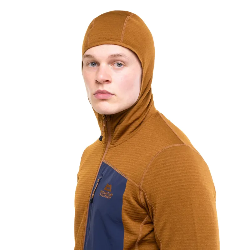 Mountain Equipment Mens Lumiko Hooded Jacket - Walnut-Cosmos-7