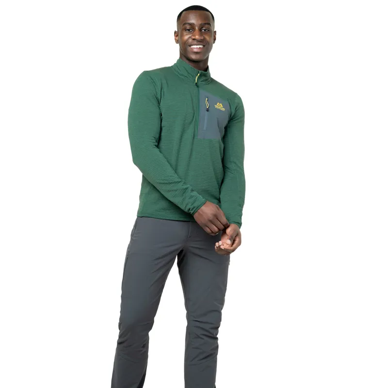 Mountain Equipment Mens Lumiko Zip-T Fleece - Fern-Ombre-2