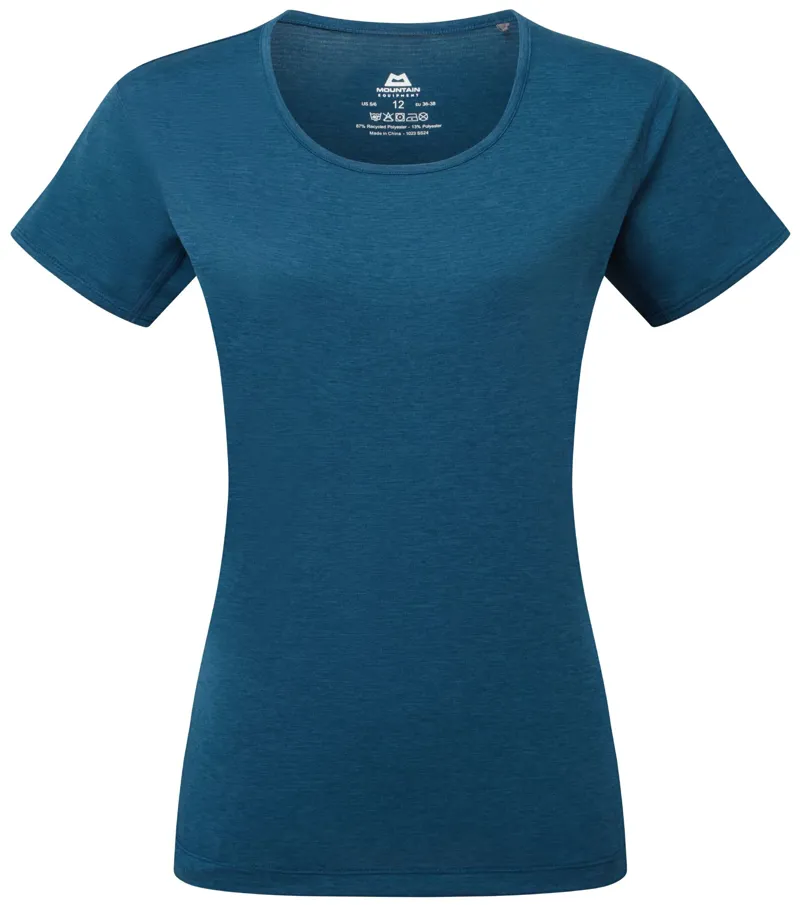Mountain Equipment Womens Tempi Tee - Majolica Blue