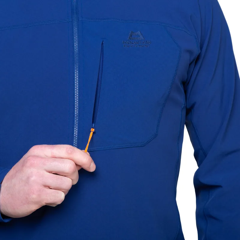 Mountain Equipment Mens Arrow 1/4 Zip Fleece - Admiral Blue-5