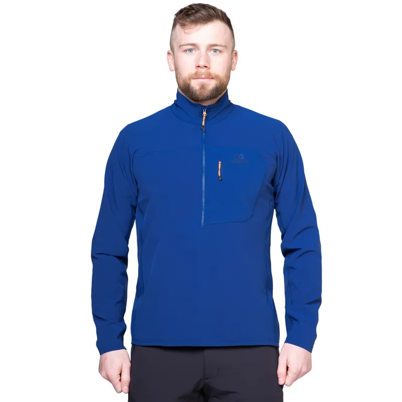 Mountain Equipment Mens Arrow 1/4 Zip Fleece - Admiral Blue-1