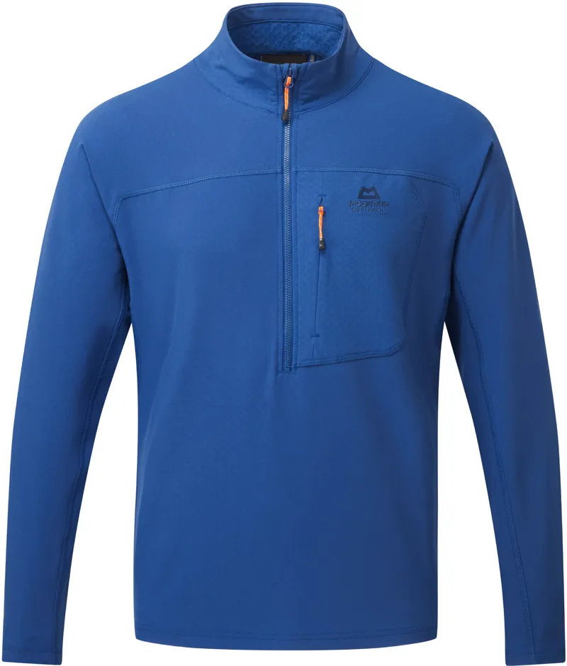 Mountain Equipment Mens Arrow 1/4 Zip Fleece - Admiral Blue