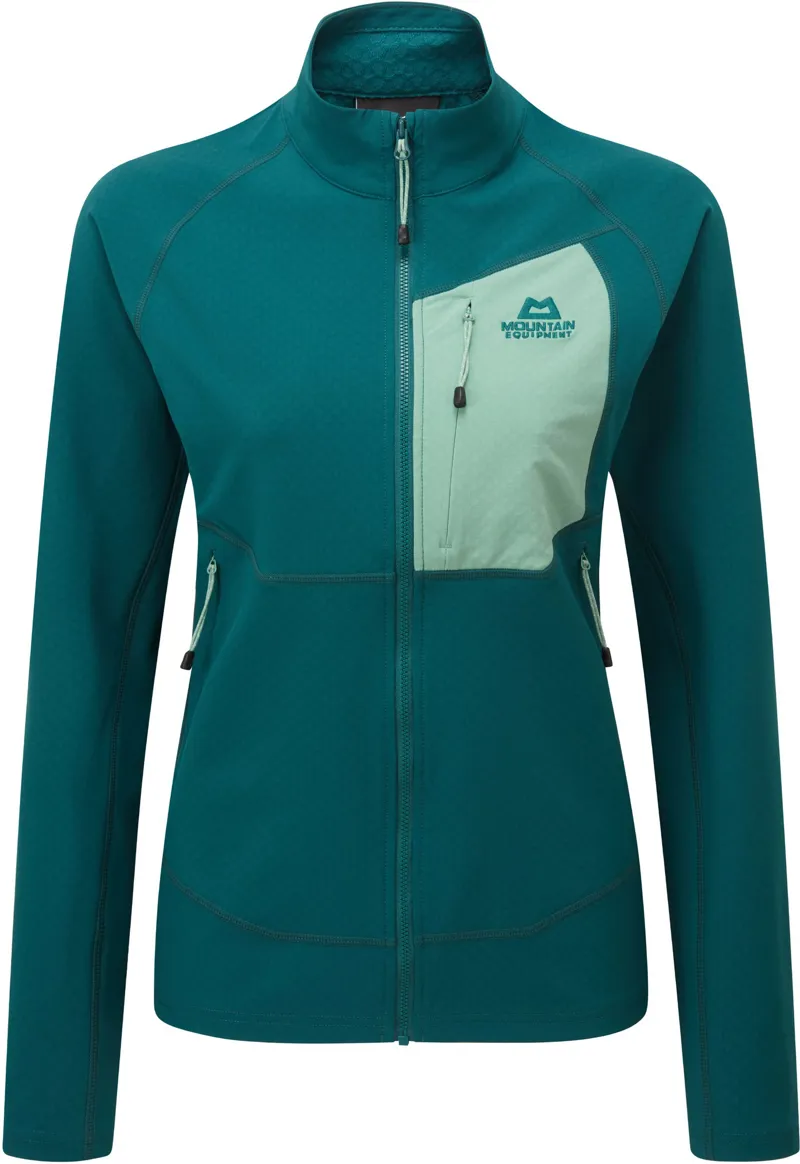 Mountain Equipment Womens Arrow Jacket - Deep Teal-Lichen