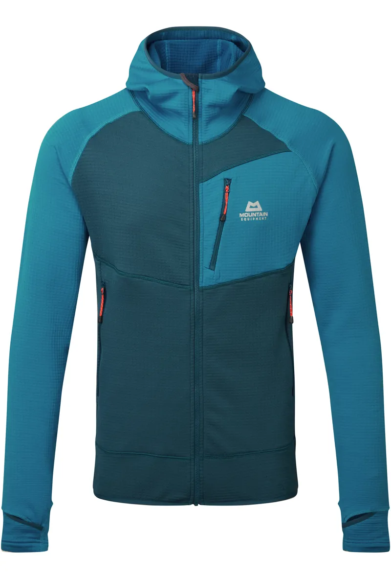 Mountain Equipment Mens Eclipse Hooded Jacket - Majolica-Mykonos