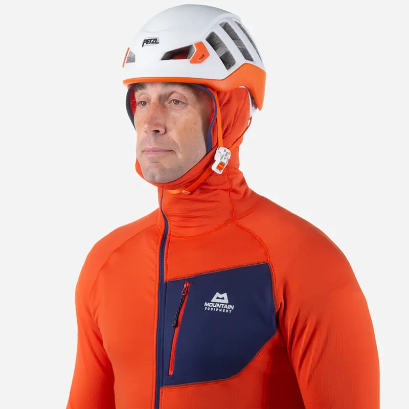 Mountain Equipment Mens Eclipse Hooded Zip-T Fleece - Fern-6