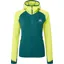 Mountain Equipment Womens Eclipse Hooded Jacket - Deep Teal-Fresh Green