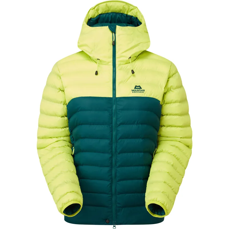 Mountain Equipment Womens Superflux Jacket - Deep Teal-Fresh Green