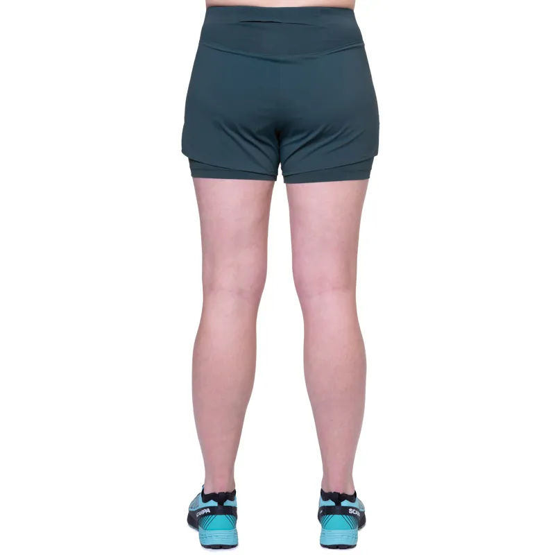 Mountain Equipment Womens Dynamo Twin Shorts - Majolica Blue-3