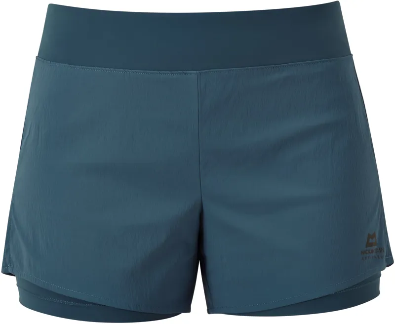 Mountain Equipment Womens Dynamo Twin Shorts - Majolica Blue
