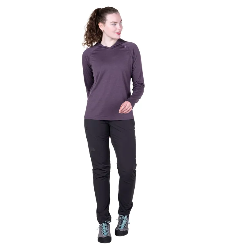 Mountain Equipment Womens Glace Hooded Top - Nightshade-2