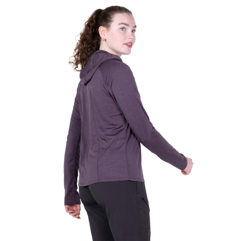 Mountain Equipment Womens Glace Hooded Top - Nightshade-7