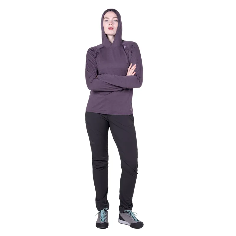 Mountain Equipment Womens Glace Hooded Top - Nightshade-1