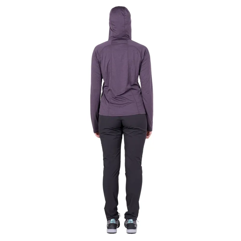 Mountain Equipment Womens Glace Hooded Top - Nightshade-3