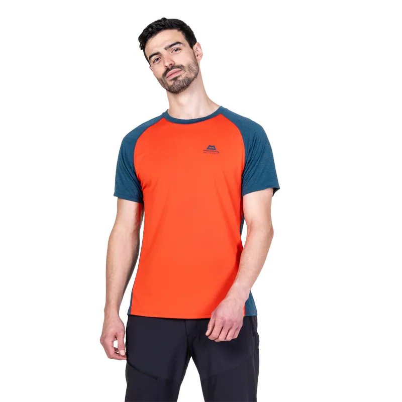 Mountain Equipment Mens Nava Crew - Cardinal-Majolica-5