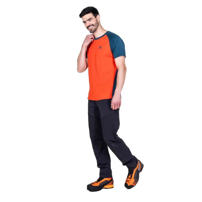 Mountain Equipment Mens Nava Crew - Cardinal-Majolica-1