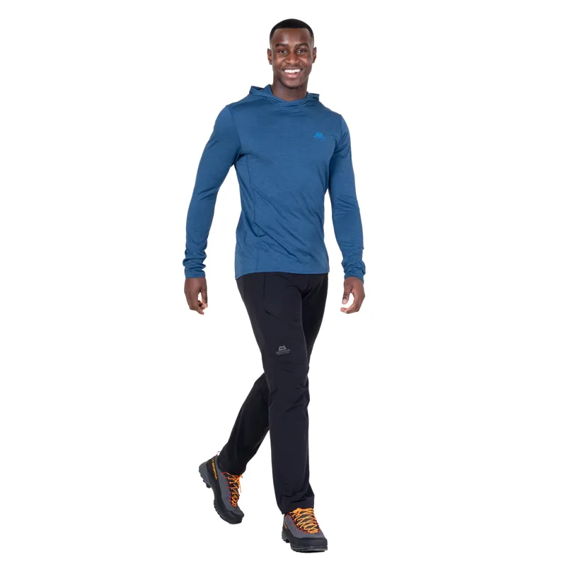 Mountain Equipment Mens Glace Hooded Top - Admiral Blue-1