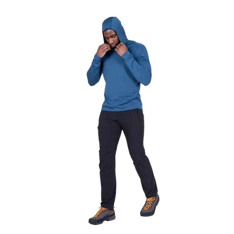 Mountain Equipment Mens Glace Hooded Top - Admiral Blue-7