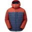 Mountain Equipment Mens Earthrise Hooded Jacket - Dusk-Red Rock