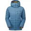 Mountain Equipment Womens Earthrise Hooded Jacket - Stellar Blue