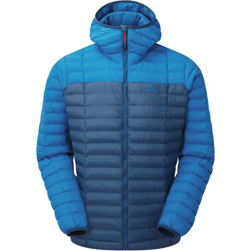 Mountain Equipment Mens Particle Hooded Jacket - Majolica-Mykonos