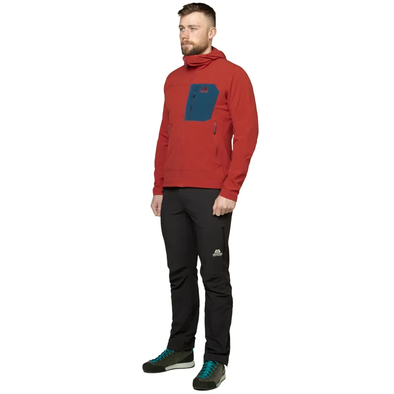 Mountain Equipment Mens Arrow 1/4 Zip Fleece - Anvil-Redrock-3