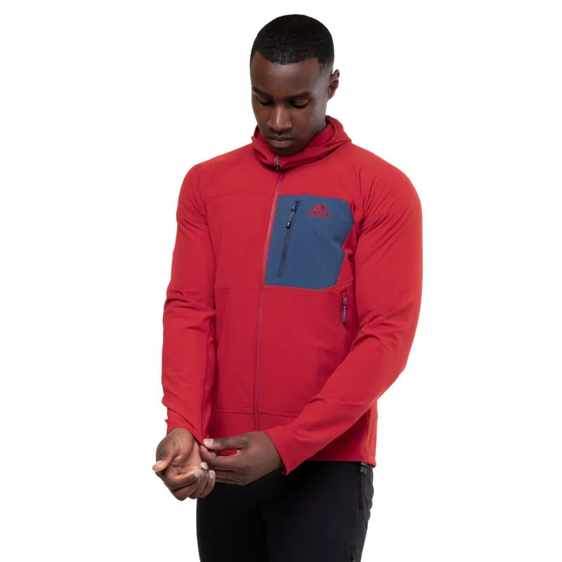Mountain Equipment Mens Arrow Hooded Jacket - Anvil-Red Rock-5