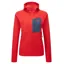 Mountain Equipment Womens Arrow Hooded Jacket - Chili Red-Dusk