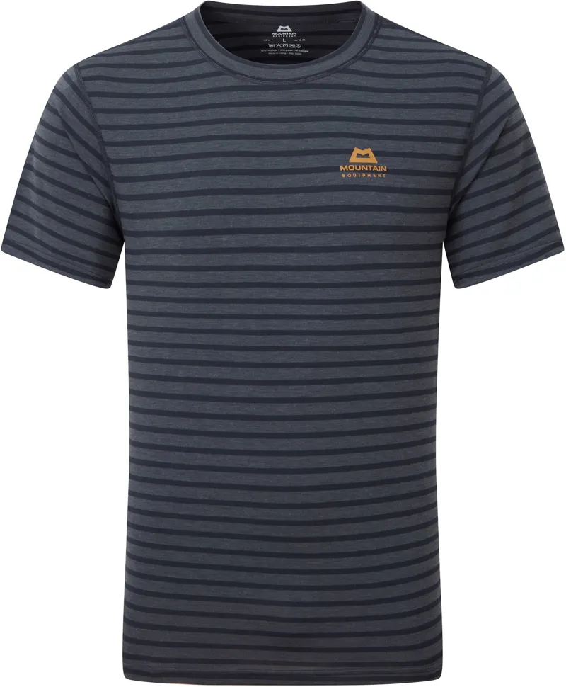 Mountain Equipment Mens Groundup Tee - Cosmos Stripe