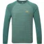Mountain Equipment Mens Redline Long Sleeved Tee - Fern Stripe-Fern